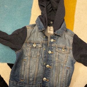 Two toned jean jacket